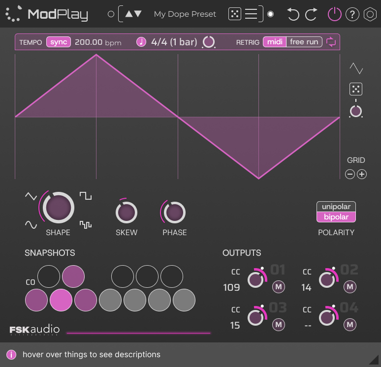 ModPlay UI sample